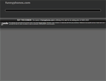 Tablet Screenshot of funnyphones.com